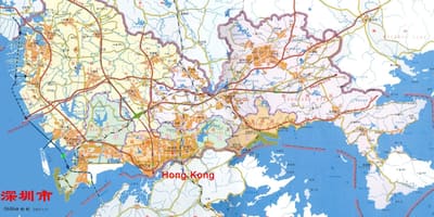 মানচিত্র সেন্জ়েং চীন ems
