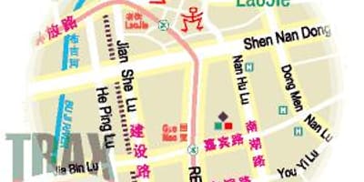 Dongmen বাজারে, সেন্জ়েং মানচিত্র