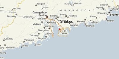 Shekou, চীন মানচিত্র